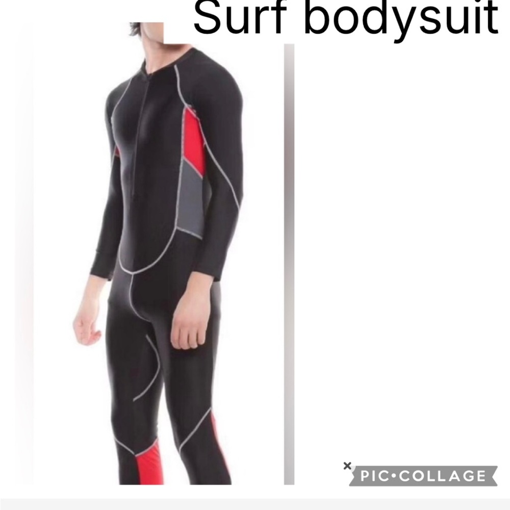 Matai Black and Red surf swimsuit